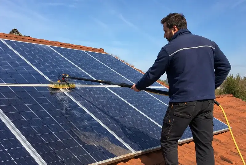 Nettoyage et entretien de panneaux solaires à Artigues