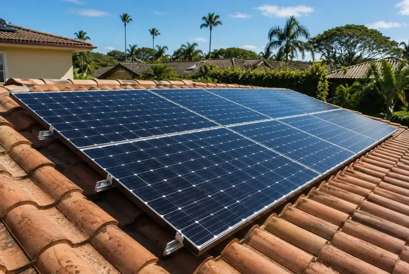 Installation de panneaux solaires à Artigues